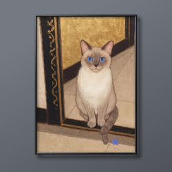 黒猫（美人画・A2サイズ） 黒猫（美人画・A2サイズ） 絵画 美しき艶めき 通販 3822512