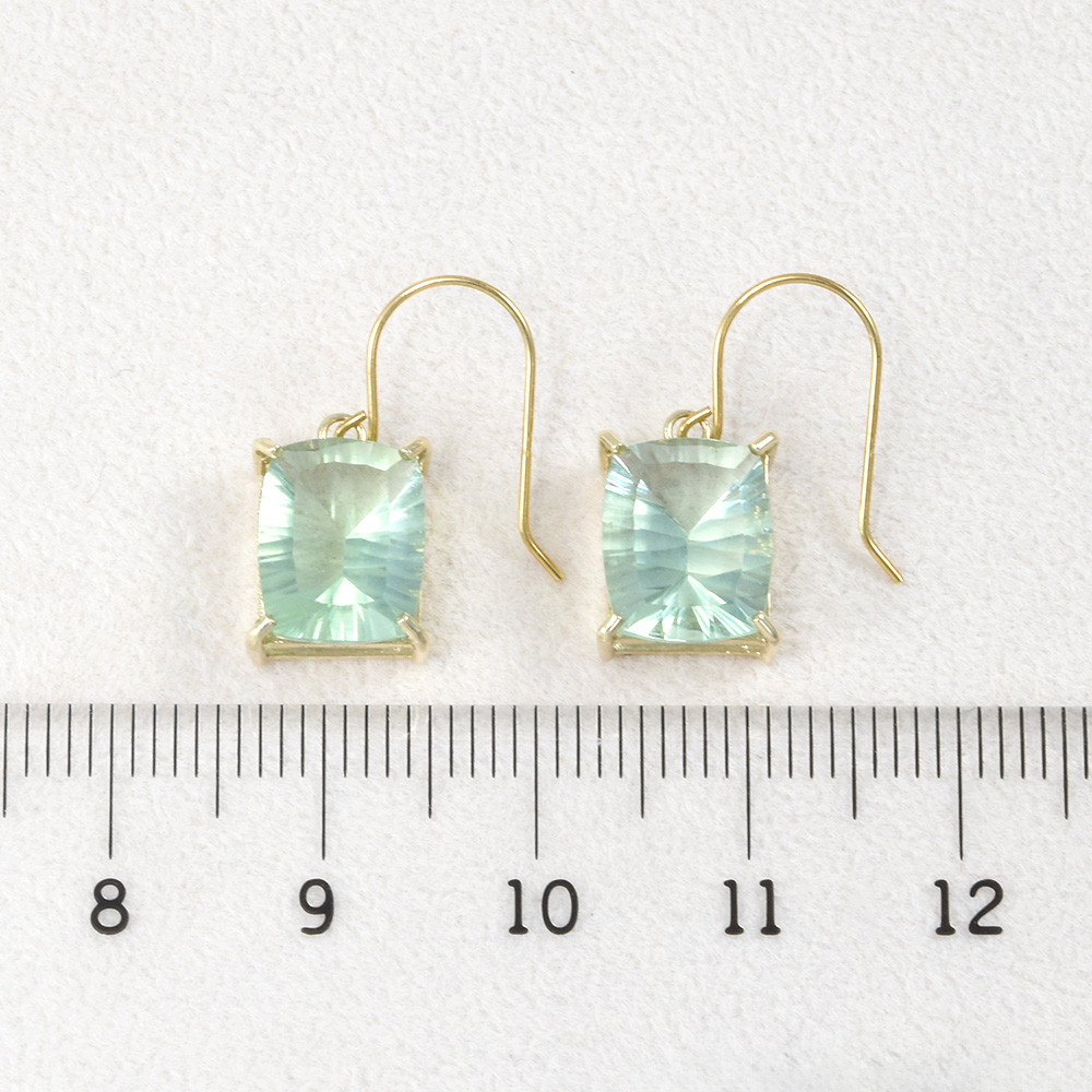 K10 グリーンフローライト ピアス CG067CIBS