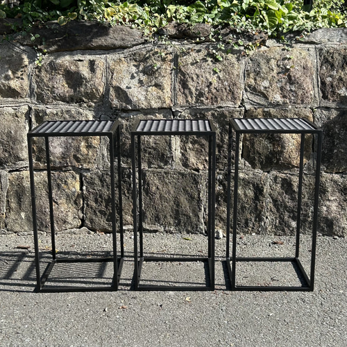 (美品)アイアンスタンド　プラントスタンド　スチールアイアンディスプレイ店舗備品 アイアンスタンド プラントスタンド スチール アイアン ディスプレイ