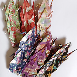蒼衣　折り鶴15×15cm 蒼衣様専用 折り鶴15×15cm