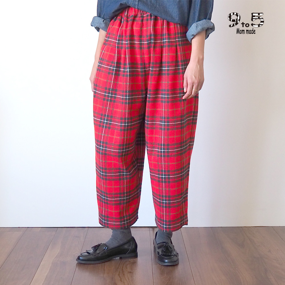 DRAWER チェックパンツ 34 DRAWER チェックパンツ 34