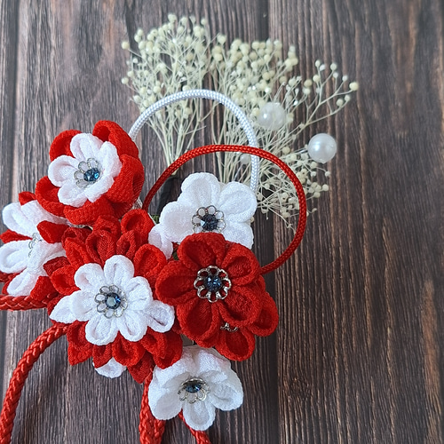 つまみ細工しめ縄正月飾り しめ縄・しめ飾り RenRen 通販 18475872