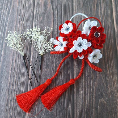 つまみ細工しめ縄正月飾り しめ縄・しめ飾り RenRen 通販 18475872