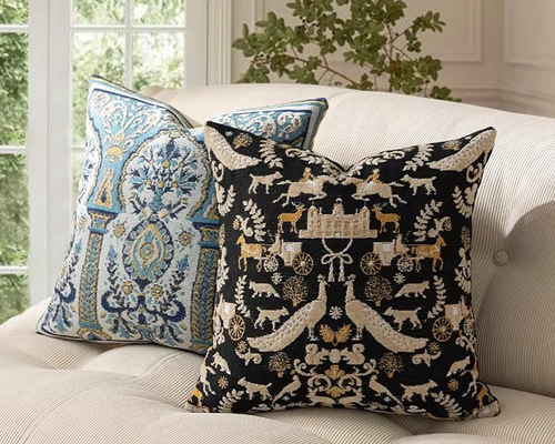 トルコ直輸入　高級　クッションセット　５品　ロココ 2b57f24641e799ab9eb4ed78708444