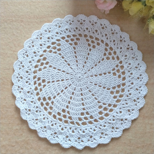 ハンドメイド❀レース編み お花のドイリー❀ その他インテリア雑貨