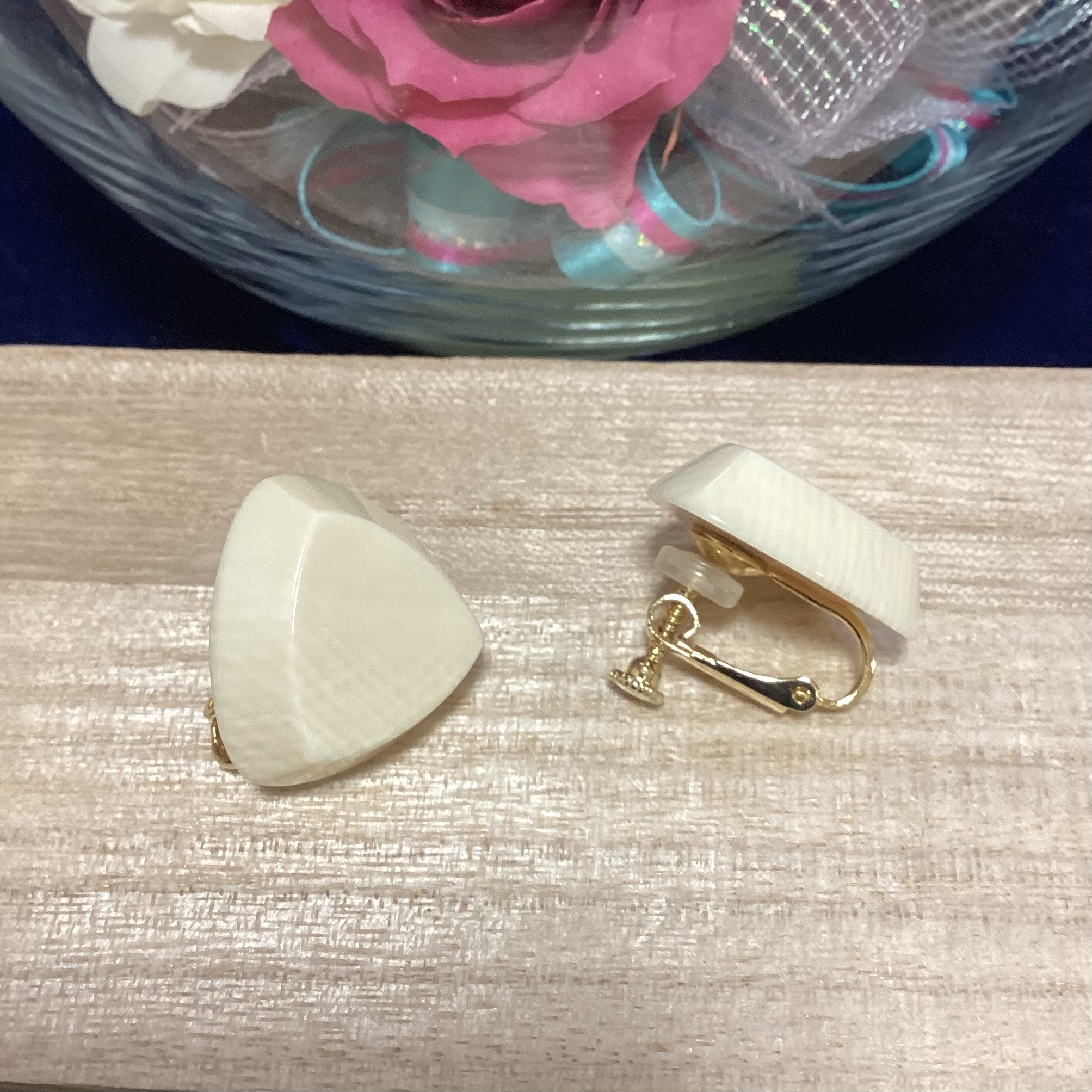 ☆本象牙イヤリング　※H-27