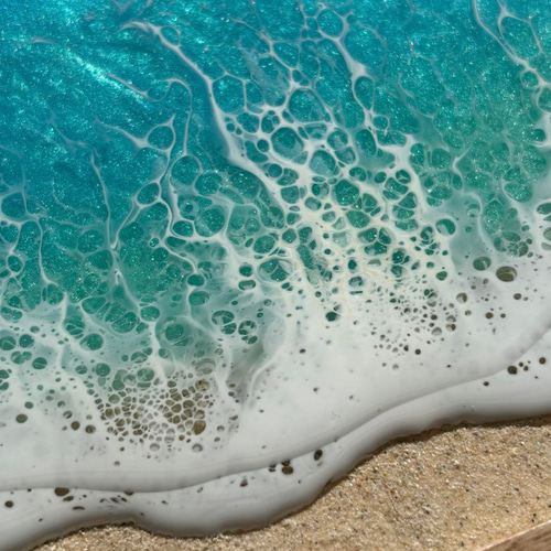 フォトフレーム付きでお手軽オーシャンアート レジン 海アート 2L判