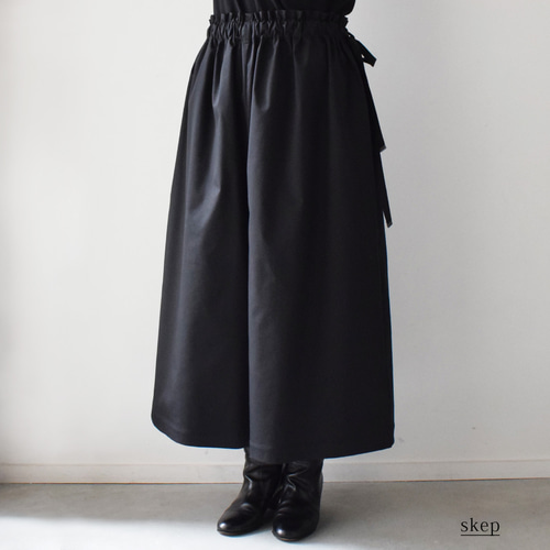 y's 黒 サイドスリット キュロットパンツ ZW COLLECTION キュロットパンツ - ブラック | ZARA Japan / 日本