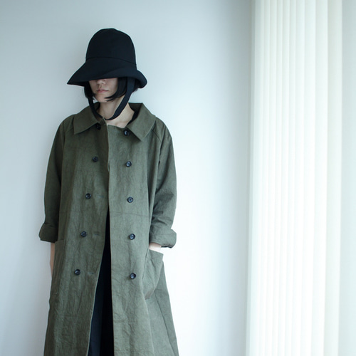 Aquascutum オリーブ トレンチコート ダブルボタン　メンズ オリーブ色 トレンチコート ダブルボタン Aquascutum オリーブ