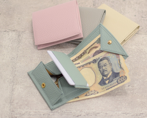 ワンアクションで全てにアクセス ボックス小銭入れを備えたコンパクト