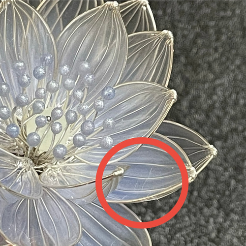 難あり】天国の花(蓮・ミニ・青) かんざし 青蓮 セイレン 通販｜Creema 