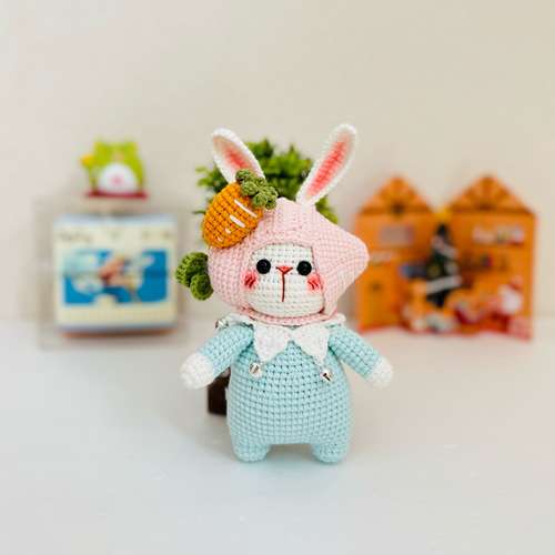 あみぐるみうさぎちゃん【3番目の②オーダー商品製作中