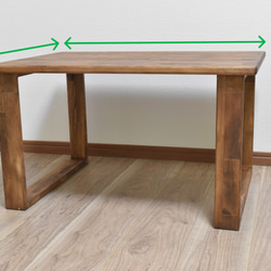 『Creema限定』ローテーブル　大　有孔ボード脚タイプ 4枚目の画像