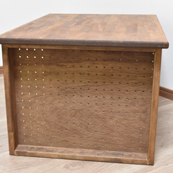 『Creema限定』ローテーブル　大　有孔ボード脚タイプ 2枚目の画像