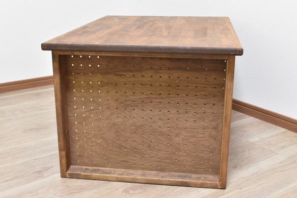 『Creema限定』ローテーブル　大　有孔ボード脚タイプ 2枚目の画像