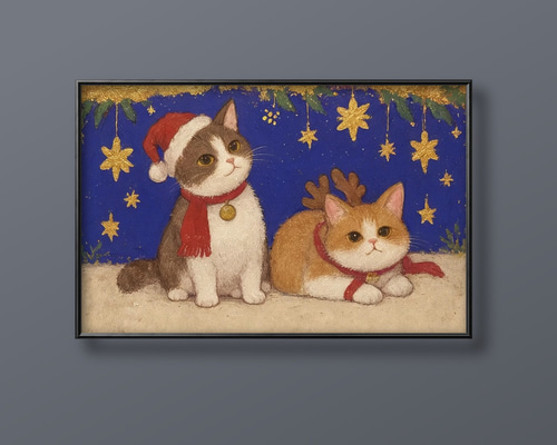 猫 絵画 猫の絵 猫のイラスト アンティーク インテリア クリスマスプレゼント 絵画 猫 猫の絵 アンティーク 猫のイラスト ロココ シャビー 猫