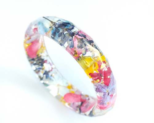 花言葉が紡ぐクリスマスの奇跡〜 レジン クリア ドライフラワー