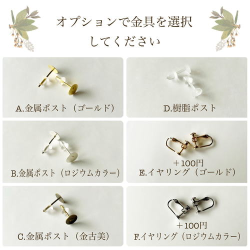 送料無料】ツイード風くるみボタンピアスorイヤリング 18mm ピアス