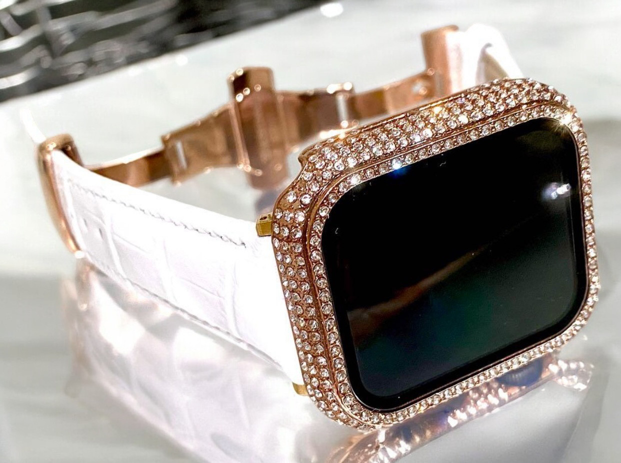 アップルウォッチキラキラカバーケースAppleウォッチバンドベルト/6@6