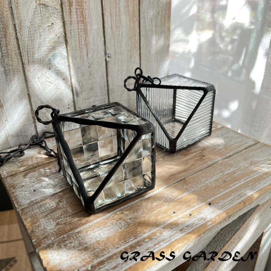 ステンドグラス テラリウム(吊るしタイプ) 一輪挿し・花瓶・花器