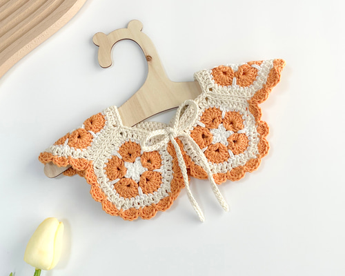 ハンドメイド】スタイ/付け襟 Crochet blomm オーダーページ