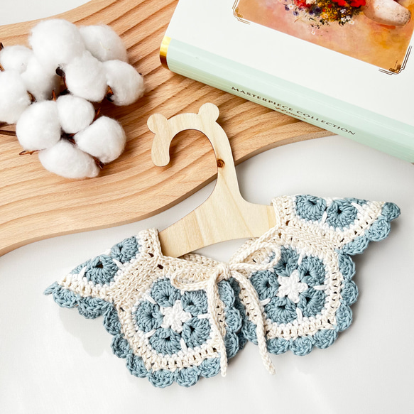 【ハンドメイド】スタイ/付け襟　Crochet blomm オーダーページ ハンドメイド】スタイ/付け襟 Crochet blomm オーダーページ オーダー