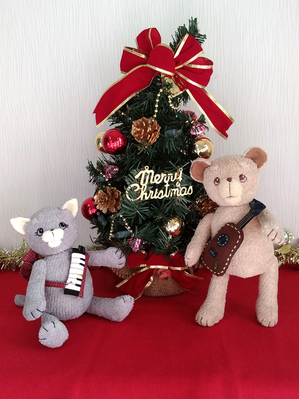 希少　green tree collectables ぬいぐるみ　オルゴール付き Sekiguchi - レア 当時物 セキグチ くまのぬいぐるみオルゴール