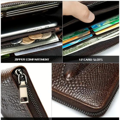 本革 長財布 メンズ ワニ柄 レザー 牛革 財布 収納 ウォレット 本革 長財布 メンズ ワニ柄 レザー 牛革 財布 収納 ウォレット