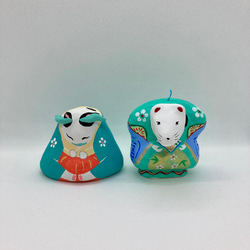 狛犬 土人形 縁起物 犬 その他置物 つるや 通販 16172617｜Creema