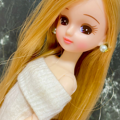 リカちゃんパールピアス4点セット その他人形 kiki202402【土日
