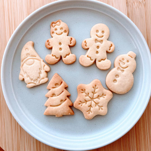 クッキー型 クリスマス ガール 結晶 かわいい ジンジャーブレッドマン