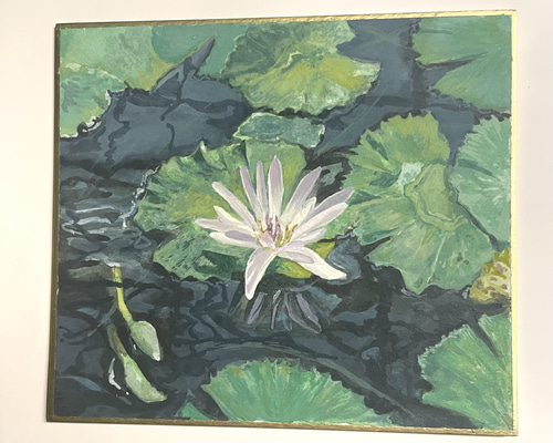 絵画　花　色 お部屋が明るい雰囲気になる⭐︎縁起の良い手描き原画 「吉祥