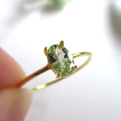 10月の誕生石】4mm上質粒ティールグリーン「トルマリン/ブラジル産