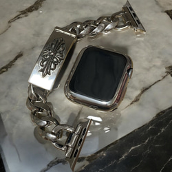 アップルウォッチバンド ベルト Apple Watch シルバー925 金属