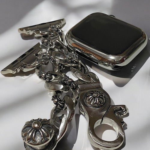 アップルウォッチバンド ベルト Apple Watch シルバー925 金属 アップルウォッチバンド ベルト Apple Watch シルバー925 金属
