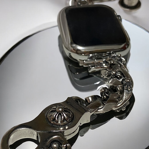 春仕様■アップルウォッチカスタムカバーベルトセット■ Amazon | アップルウォッチカスタムベゼルベルトセット 44MM CZ