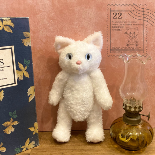 ぬいねこ 猫のぬいぐるみ 白猫 ぬいぐるみ nano 通販 18479806