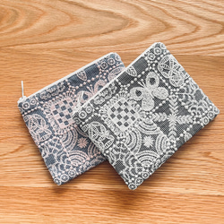 選べるカラー mina perhonen forest tile マルチポーチ ミナペルホネン