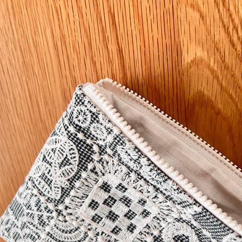 選べるカラー mina perhonen forest tile マルチポーチ ミナペルホネン