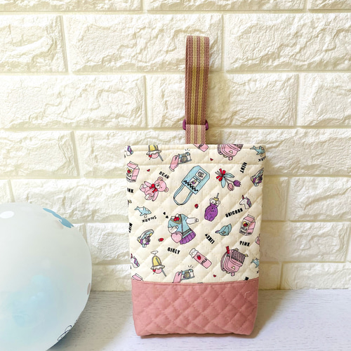 ♡Creema限定♡おしゃれ可愛い上履き入れ♡幼稚園•保育園♡丈夫な