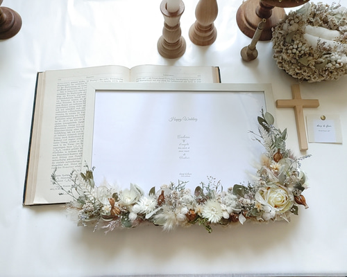 専用＊ドライフラワー ウェルカムフレーム(ハナカンザシ) 専用＊ドライ