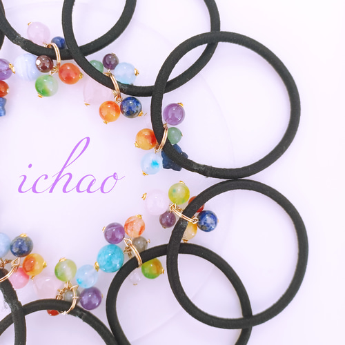 かるはさん専用♡天然石 ハンドメイドヘアゴム ⑥ かるはさん専用♡天然石 ハンドメイドヘアゴム ⑥ かるはさん専用