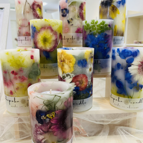 デザインおまかせ ボタニカルキャンドル LLサイズ キャンドル