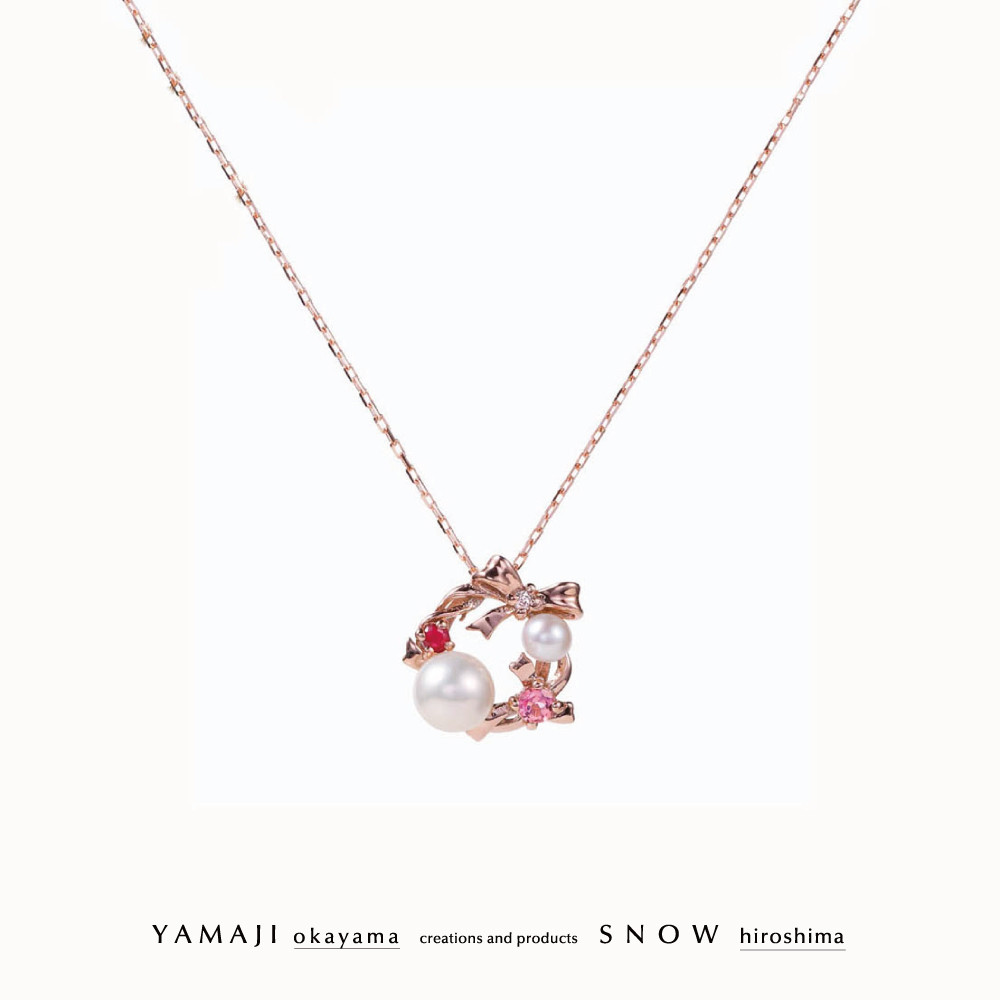 「スイートリース ピンク」ネックレス