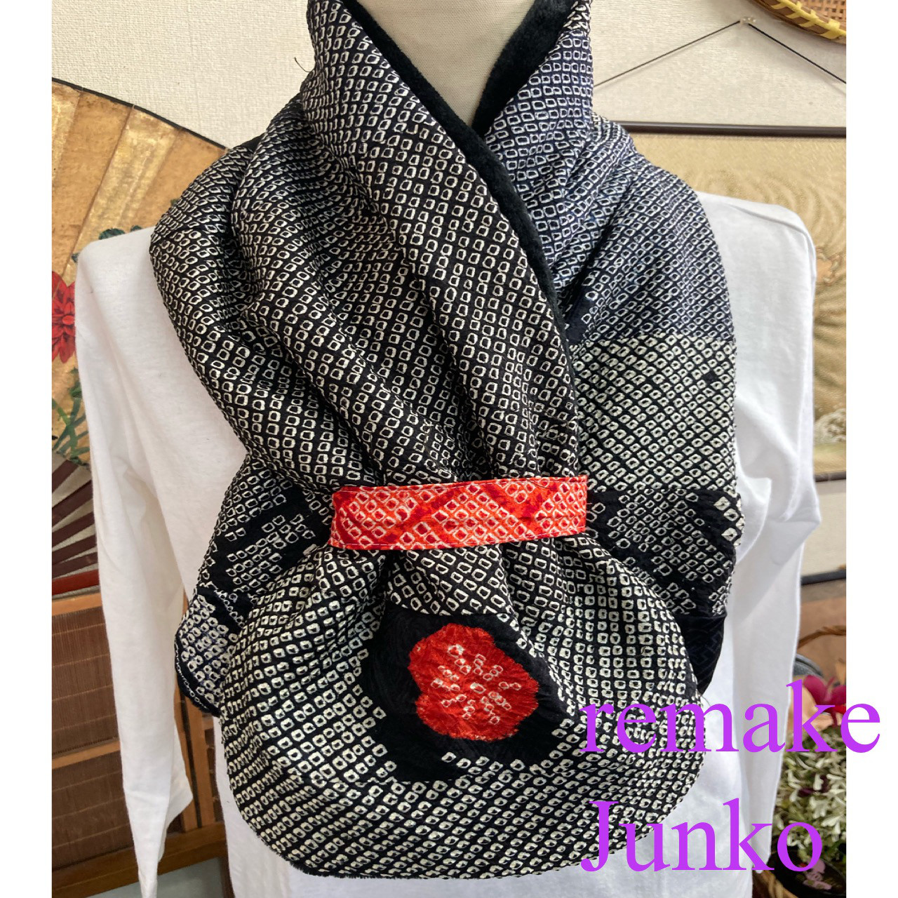 着物リメイク　マフラー　のりさんページ