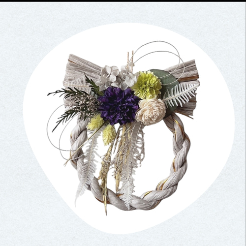 早割 しめ縄 正月飾り 玄関飾り しめ飾り お正月飾り しめ縄リース