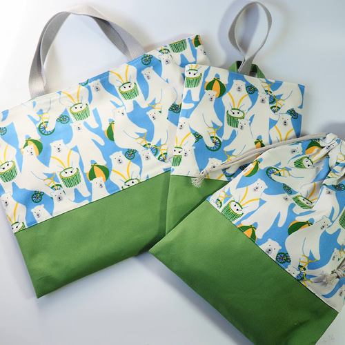 くましろくまハンドメイド入園入学オーダー