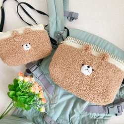 柄の選べる くまの抱っこ紐ポーチ・ポシェット 2wayバッグ yamamo 通販