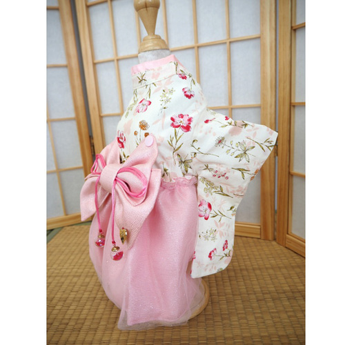 ワンピース ドレス 和柄 和装 着物風 イベント ひなまつり ドック