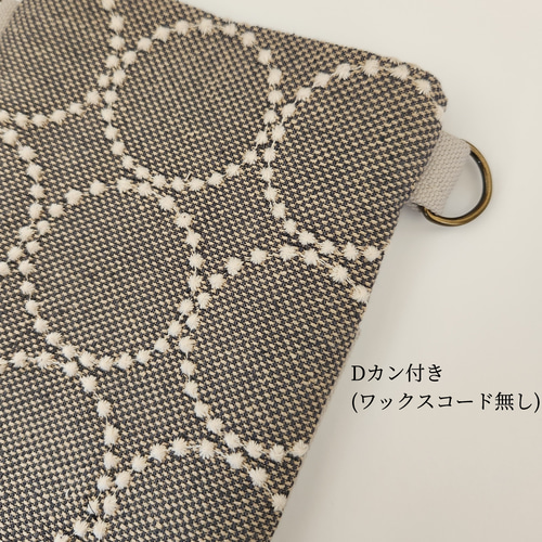 ハンドメイド　ミナペルホネン　スマホポシェット⑅︎◡̈︎* ミナペルホネン スマホポシェット スマホショルダー タンバリン
